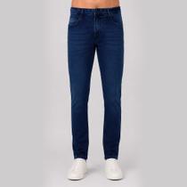 Calça Jeans Dudalina Slim Washed Pr27 Azul Masculino