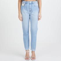 Calça Jeans Easy Lança Perfume Mom SH Ve25 Azul Feminino