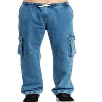 Calça Jeans Element Cargo Chillin - Jeans claro