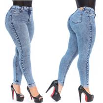 Calça Jeans Empina Bumbum Lycra Skinny Feminina Premium - HausRR Oficial