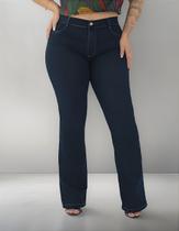 Calça Jeans Escura Feminina Plus Size But Coot Amaciada 72195