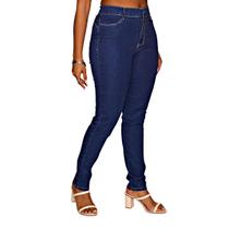 Calça Jeans Escura Feminina Skinny Vizzy 502086