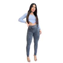 Calça Jeans escura Sal e Pimenta cintura alta Lançamento