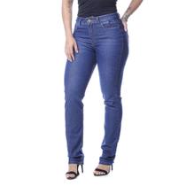 Calça Jeans Fem. Vilejack Elastano Reta Cós Médio VFCJ3015