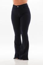 Calça Jeans Feminina Arauto Hot Flare Blue Essence