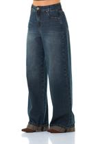 Calça Jeans Feminina Arauto Pantalona Brown Calça Jeans Feminina Arauto Pantalona Brown