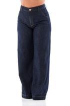 Calça Jeans Feminina Arauto Pantalona Leve Calça Jeans Feminina Arauto Pantalona Leve