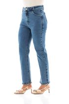 Calça Jeans Feminina Arauto Reta Comfy