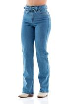 Calça Jeans Feminina Arauto Wide Leg Meteoro Trio Core