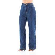 Calça Jeans Feminina Arauto Wide Leg Premium Denim