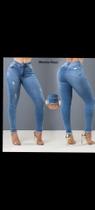 Calça jeans feminina azul multimarcas MR