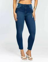 Calça Jeans Feminina Biotipo Skinny Midi Cintura Media Qualidade Levanta Bumbum Premium