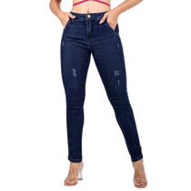 Calça Jeans Feminina Bolso Faca - Look Nobre Jeans