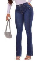 Calça Jeans Feminina Boot Cut Classic-Lycra+ Modeladora-LD1052 - LD jeans