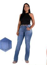 Calça Jeans Feminina Boot Cut Puídos Post