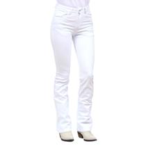 Calça Jeans Feminina Brim Branca Boot Cut Cowboy Winner36299 Calça Jeans Feminina Brim Branca Boot Cut Cowboy Winner36299