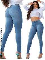 Calça Jeans Feminina c/Abert Barra Bi strech 360- LD 2061 - LD Jeans