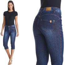 Calça Jeans Feminina Capri HNO Basic Modeladora