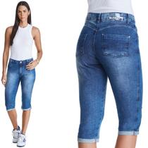 Calça Jeans Feminina Capri HNO Basic Premium