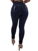 Calça Jeans Feminina Cintura Alta Elastano Lycra Cós Alto Levanta Bumbum Calça Jeans Feminina Cintura Alta Elastano Lycra Cós Alto Levanta Bumbum