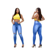 Calça Jeans Feminina Cintura Alta