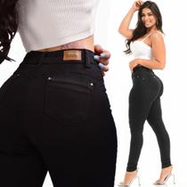 Calça Jeans Feminina Cintura Alta Modelagem Anatômica que Valoriza o Bumbum