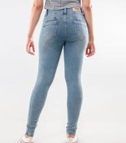 Calça jeans feminina cintura alta PHENOM Cós largo