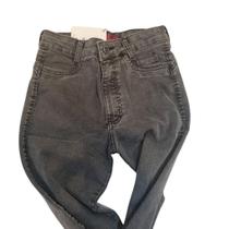 Calça Jeans Feminina Cintura Alta Preta Grafite Marmorizada Skinny Elastano Lycra Hot Pants Cós Alta