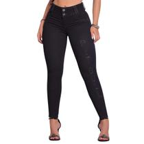 Calça Jeans Feminina Cintura Alta Skinny Pit Bull - 66276