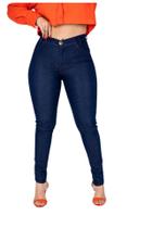 Calça Jeans Feminina Classica Cintura Alta e Elastano Skinny