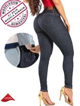 Calça Jeans Feminina com Bojo Removivel Modela e Empina Bumbum Com Elastano-5016 - LD Jeans