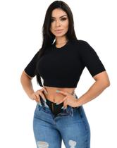 Calça jeans feminina com cinta - Barouch