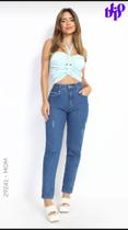 Calça jeans feminina com lycra modelo Moon Biotipo