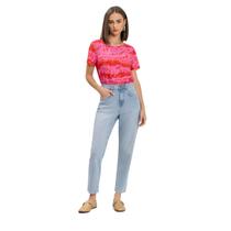 Calça Jeans Feminina Cropped Cintura Alta Lez A Lez Calça Jeans Feminina Cropped Cintura Alta Lez A Lez