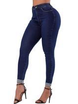 Calça Jeans Feminina Cropped Ultra Modeladora Compressor