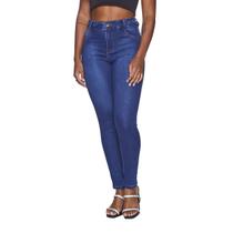 Calça Jeans Feminina Destroyer Pistolada Cos Trança