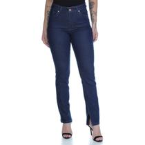 Calça Jeans Feminina Elastano Reta C/ Alto Vilejack VFCJ3041 Calça Jeans Feminina Elastano Reta C/ Alto Vilejack VFCJ3041