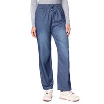 Calça Jeans Feminina Facinelli Reta Estonado Azul Calça Jeans Feminina Facinelli Reta Estonado Azul