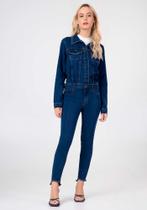 Calça jeans feminina fit for me cropped lunender 20530