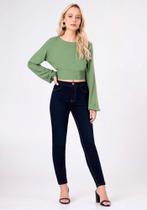 Calça jeans feminina fit for me sem zíper lunender 47739