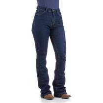 Calça Jeans Feminina Flare Azul com Elastano Wrangler 29127