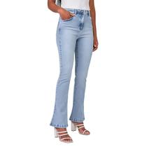 Calça Jeans Feminina Flare Mignon Lado Avesso Calça Jeans Feminina Flare Mignon Lado Avesso