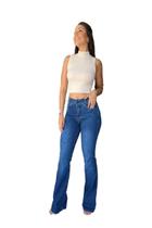 Calça Jeans Feminina Flare