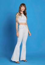 Calça Jeans Feminina Flare