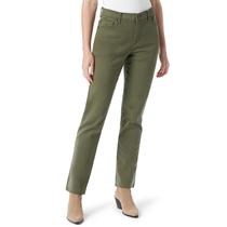 Calça Jeans Feminina Gloria Vanderbilt Amanda Clássica de Cintura Alta e Modelagem Afunilada
