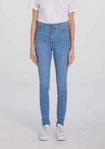 Calça jeans feminina hering cintura alta super skinny 4417 kzf45asi