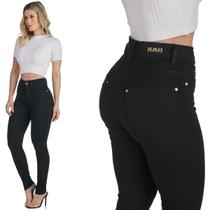 Calça Jeans Feminina HNO Jeans Skinny Preta Premium Calça Jeans Feminina HNO Jeans Skinny Preta Premium