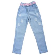 Calça Jeans Feminina Infantil e Juvenil 2 a 16 Anos - Dani Baby