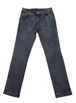 Calça Jeans Feminina Infantil Juvenil Cinza Skinny Tam 10 ao 16 (R6276)