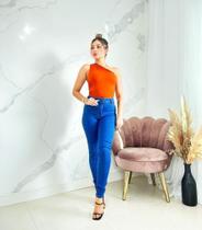 Calça jeans feminina jeans claro tamanho 42 Calça jeans feminina jeans claro tamanho 42